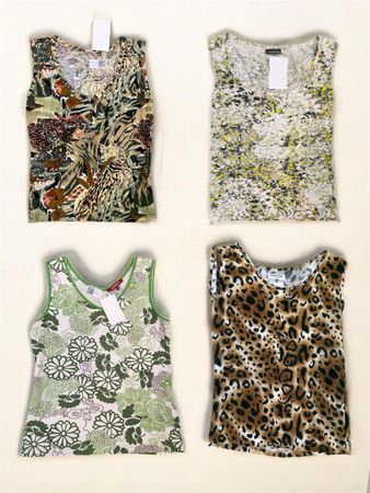 Y2k Sleeveless Printed Vintage Style Top