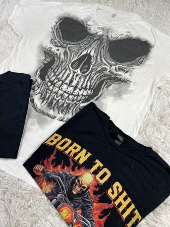 Skeleton printed t-shirts