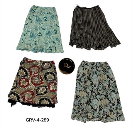 Y2K Style Poly Skirt – Trendy, Lightweight & Unique (GRV-4-289)