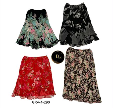 Poly Fabric Skirt – Soft, Durable & Fashion-Forward (GRV-4-290