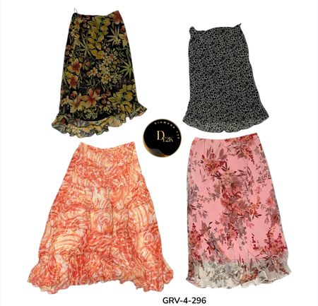 Poly Skirt – Stylish, Lightweight & Everyday Wear Essential (GRV-4-296)