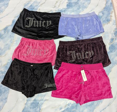 Juicy couture velvet shorts