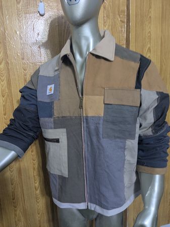 Upcycle Carhartt patchwork jacket