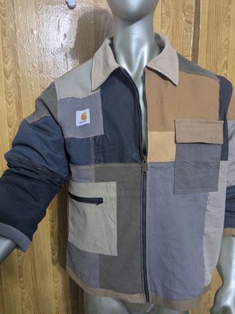 Upcycle Carhartt patchwork jacket