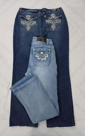 CR7861 Y2K Flare Jeans