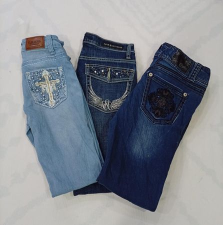 CR7864 Y2K Flare Jeans