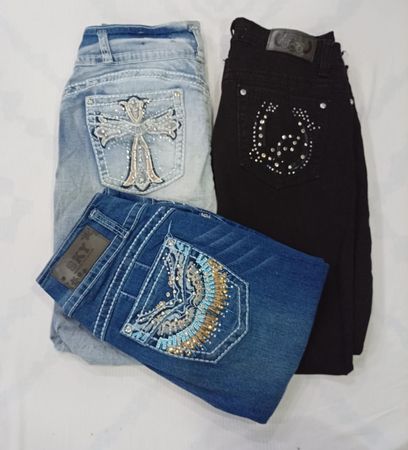 CR7872 Y2K Flare Jeans