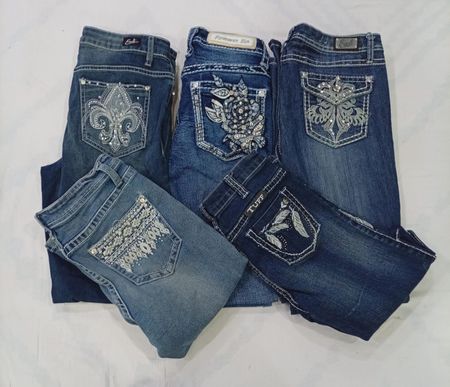 CR7874 Y2K Flare Jeans
