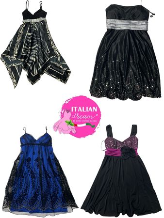 y2k midi length dresses