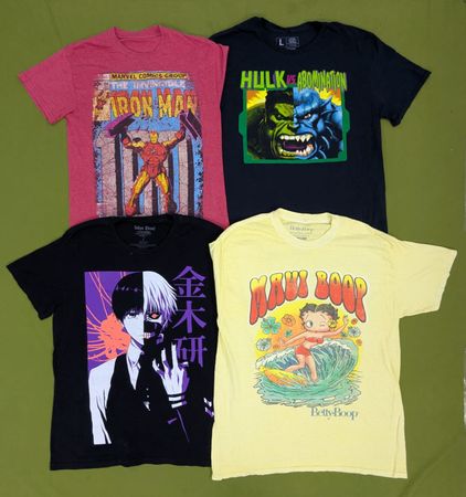 💥 RV3180 Cartoon printed Tshirts