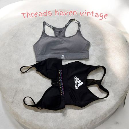 TH#0006 Y2K Vintage Adidas, Reebok, DKNY & Calvin Klein Sports Bras – Premium Retro Activewear Bundle