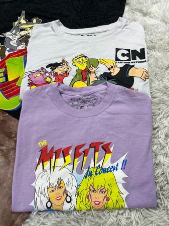 Cartoon printed t-shirts