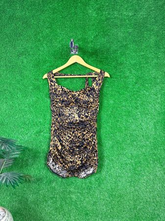 Y2K Earthy Tone Halter Tops | RV-9