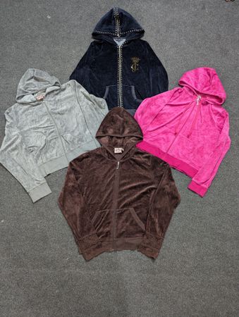 Juicy Couture ladies zipper hoodies and jackets