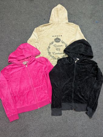 Juicy Couture ladies zipper hoodies and jackets