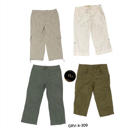 Cargo Capri Pants – Multi-Pocket Streetwear Essential (GRV-4-309)