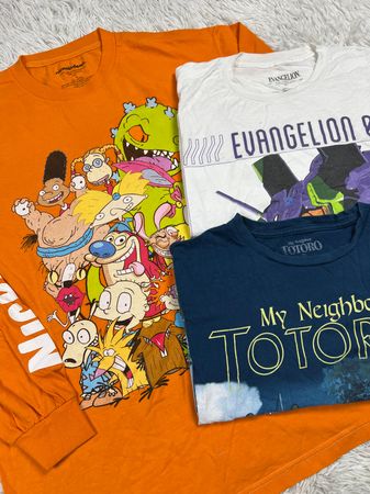 Cartoon printed t-shirts