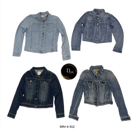 Y2K Vintage Denim Jackets – Retro Streetwear Essential (GRV-4-312)