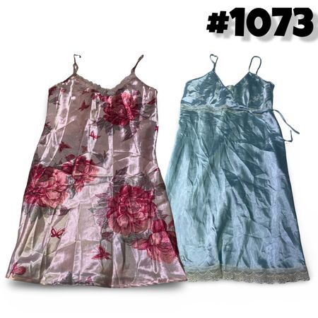 Y2K Mix printed sleep Dress (brands) Secret treasures and Lasenza etc. #1073