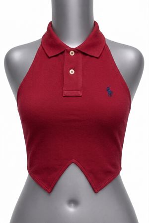 Upcycle Polo Ralph Lauren Halter Tops (Dv -04)