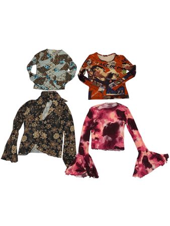 Y2K women’s full tops