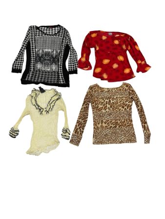 Y2K women’s full tops