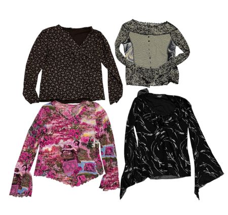 Y2K women’s full tops