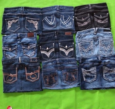 [PREMIUM Y2K BUNDLE] 12x Embellished Denim Mini Skirts