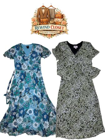 Curated Y2K & Vintage Mixed Dress Bundle (13 Pcs) | Satin, Floral & Paisley