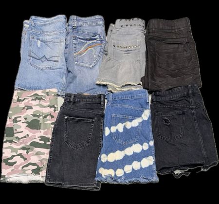 DENIM AAYMEN AND OTHER MIX BRANDS MINI SKIRTS (AW 09)