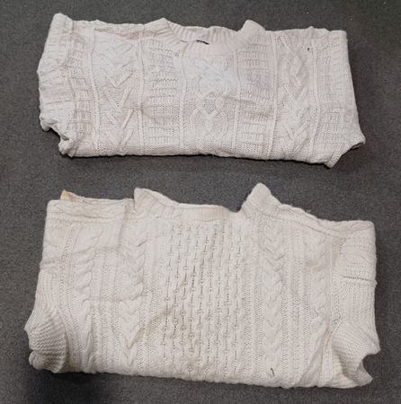 Fisherman White Color Sweaters