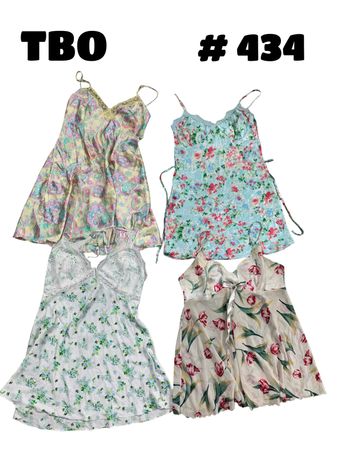 Y2K printed sleep dress .#434