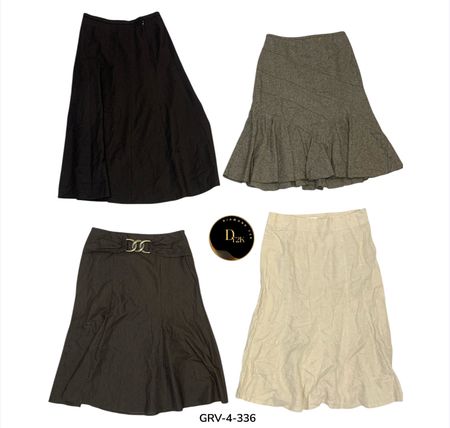 Wool Skirt – Elegant Winter A-Line Classic Fit (GRV-4-335)