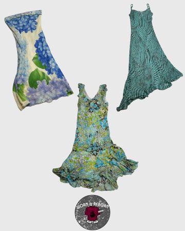 Y2K Aquaish Theme Dress - 06 Pcs  WR1344