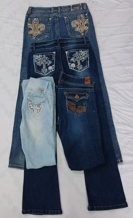 CR7898 Y2K Flare Jeans