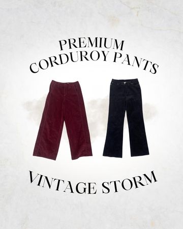 Pantalons en velours côtelé premium