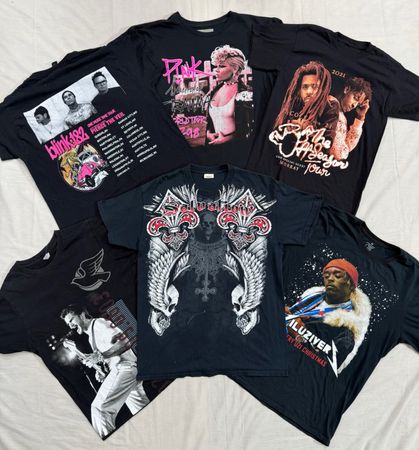 Y2K Band & Artist Tees Mix