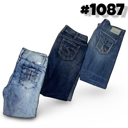Y2K detailing jeans Mix bundle  (Brands) True Religion and Maurice’s etc #1087.