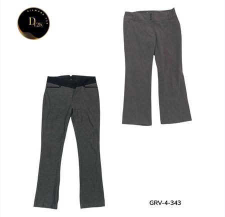 Hochtaillierte Poly Pants – Leichtgewicht & Alltagskomfortschnitt (GRV-4-342)