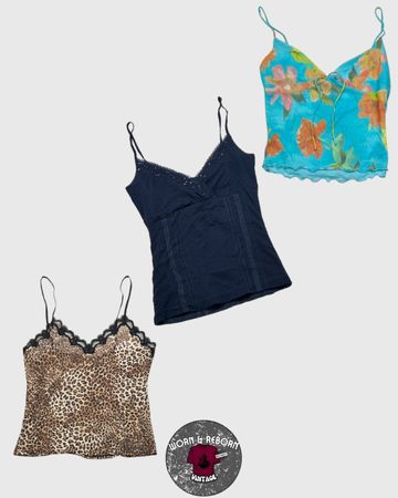 Y2K Mix Cami Tops  - 17 Pcs Wr1374