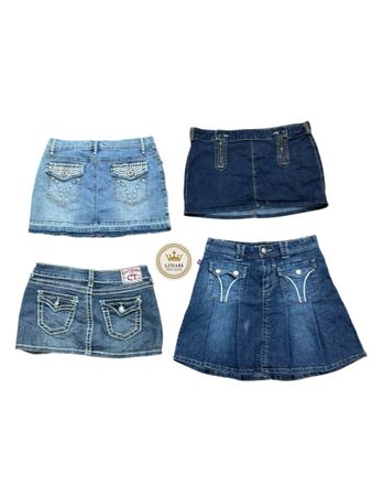 Y2K Denim Mini Skirt 10 pcs At 817