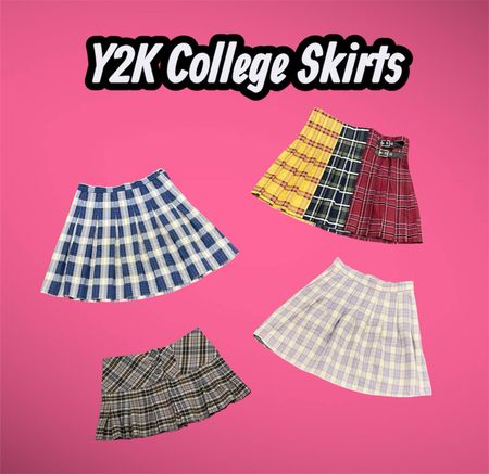 Y2K College Skirts - (27/04)