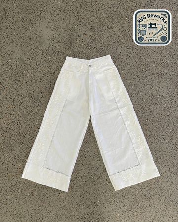 Upcycled Embroidered pants