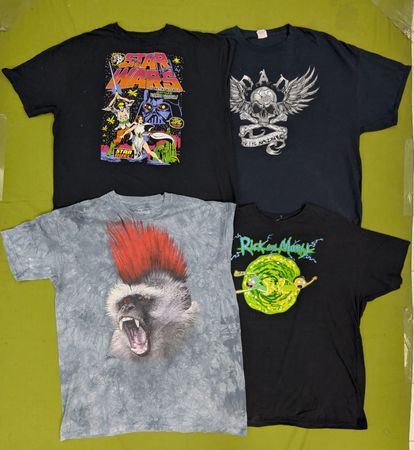 💥 RV3209 T-shirts surdimensionnés imprimés