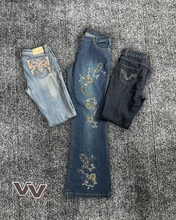 Y2K Emblished/Bootcut Jeans #279426