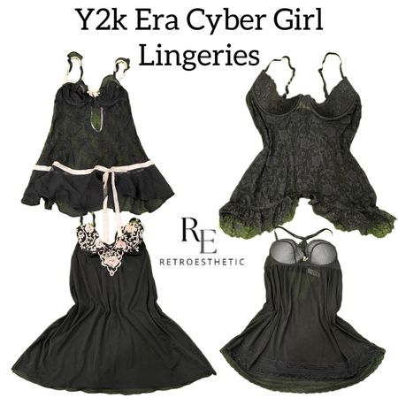 Y2k Era Cyber Girl Lingeries Re-3106