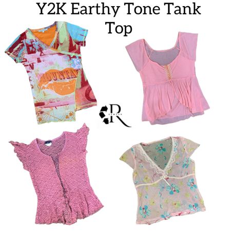 Y2K Cutesy Vibe Printed Tank Tops RW-1853