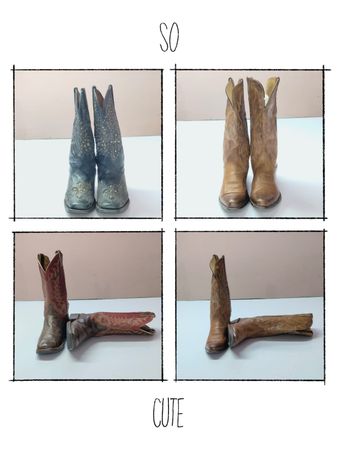 JA 0516 Vintage Cow boy Boots