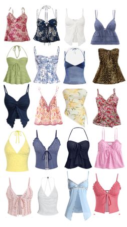 Y2K Cami Tops #260426