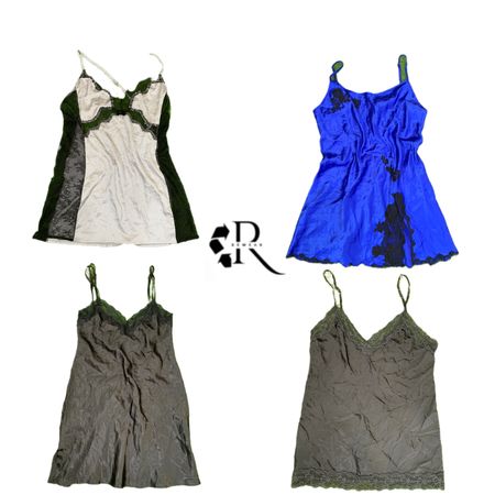 Y2K Edgy Girl Silk Tops RW-1858